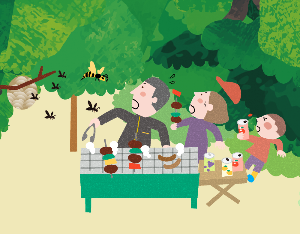 春から夏は過ごしやすく、アウトドア活動に最適な季節。この時期で過ごすなら、冬越しから活動を再開したばかりのクマやハチなどといった野生動物への対策も必須です！